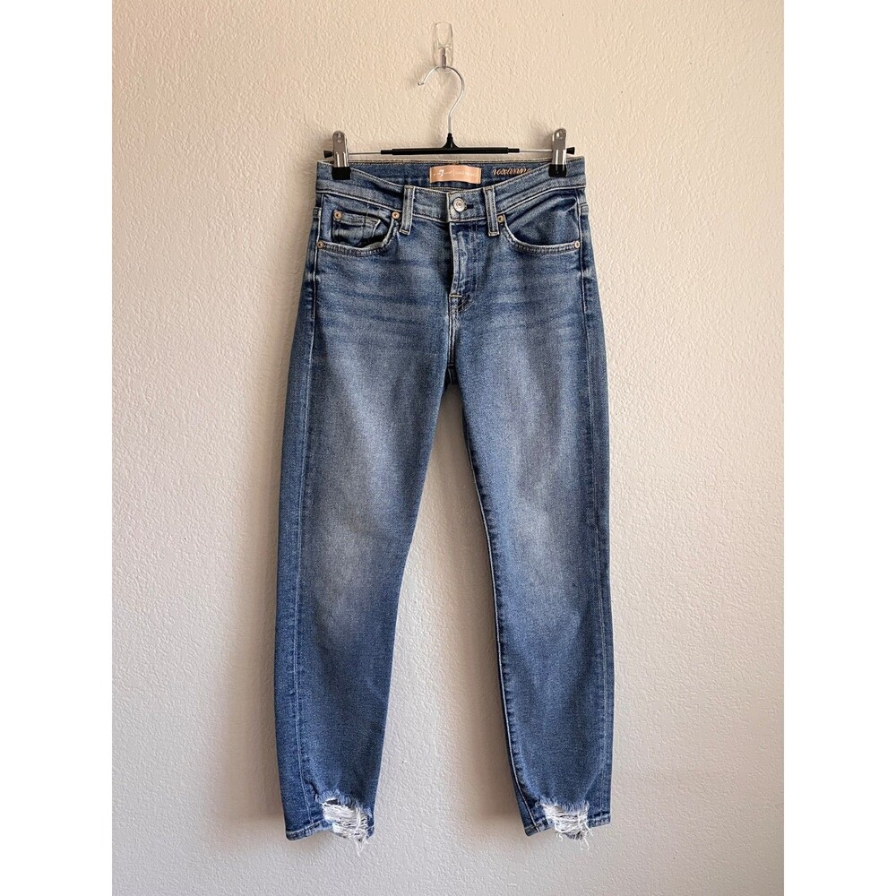 7 For All Mankind Luxe Vintage Roxanne Ankle Jeans Size 24